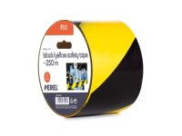 Schwarz/gelbes Sicherheitsband - 250 m - Rolle
