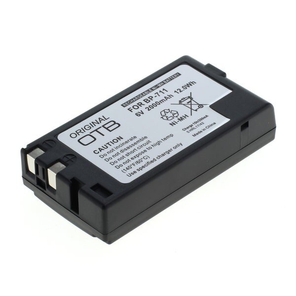 OTB - Ersatzakku kompatibel zu Canon BP-711 / BP-722 - 6 Volt 2000mAh Ni-MH - EOL