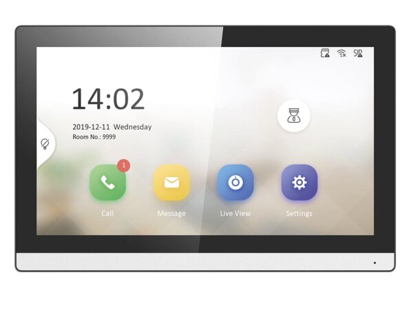 IP professionelle 7" Touchscreen Innenstation - PoE