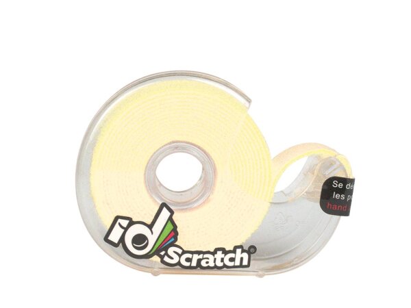 Klettband - Rolle 2m x 2cm - weiße Farbe