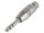 3-POLIGE XLR-KABELBUCHSE AUF STEREO 6.35mm KLINKENSTECKER