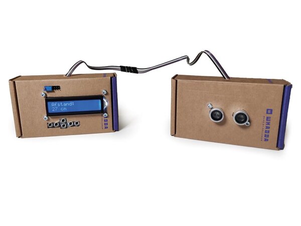 Abstand und Wasserstand eingestellt