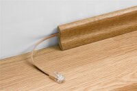 goobay - CAT 6 Flach-Patchkabel, U/UTP, violett 2 Meter - Kupferleiter (CU)