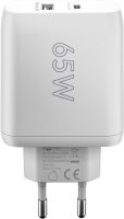 USB-C™ PD GaN Dual-Schnellladegerät (65 W) weiß