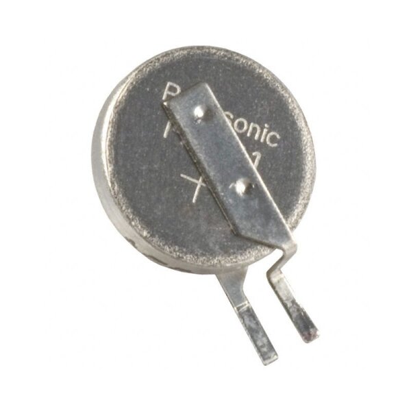 Panasonic - ML-621S/DN - 3 Volt 5mAh Li-Ion - aufladbare Knopfzelle mit Printlötfahne