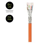 CAT 7A Netzwerkkabel, S/FTP (PiMF), orange