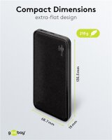 Powerbank Slimline 10.000 mAh