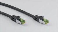 RJ45-Patchkabel mit CAT 8.1 S/FTP Rohkabel, schwarz