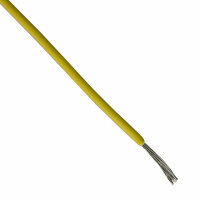 Draht - HOOK-UP WIRE YEL STRANDED 20 AWG - gelb - 1lfm.