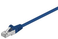 CAT 5e Patchkabel, SF/UTP, blau