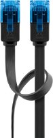 CAT 6A Flach-Patchkabel, U/UTP, schwarz