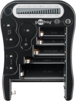 LCD-Batterietester für Standard- und Fotobatterien sowie alle gängigen Knopfzellen