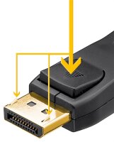 DisplayPort™ Verbindungskabel 1.2 VESA, vergoldet