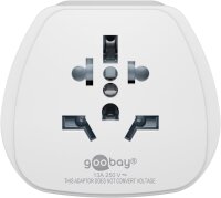 Reiseadapter Welt auf Europa | Universal Steckdosenadapter 250V, Weiß