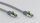 RJ45 Patchkabel mit CAT 8.1 S/FTP Rohkabel, grau