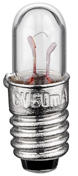 goobay - Röhrenlampe, 0,3 W - Sockel E5,5, 6 V (DC), 50 mA