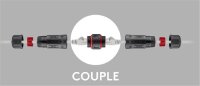Outdoor (IP68) RJ45 Patchkabelkupplung/Netzwerkkabel-Verbinder, CAT 6