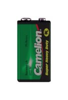 Camelion - 9 Volt Block - E-Block - 6F22 - Heavy Duty Battery - 9 Volt 190mAh Zink-Mangandioxid