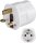 Netzadapter UK, Weiß