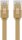 CAT 6 Flach-Patchkabel, U/UTP, hellbraun