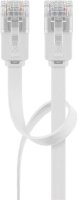 CAT 5e Flach-Patchkabel, U/UTP, weiß