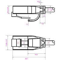 CAT 6 Slim-Patchkabel, U/UTP, grau