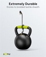 Audio Verbindungskabel AUX, 3,5 mm stereo, 90°, 0,5 m