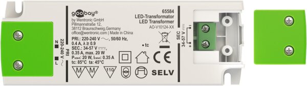 LED-Konstantstrom-Trafo 350 mA/20 W