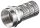goobay - Aufdreh-F-Stecker 5,2 mm - Aufdreh-Adapter aus Zink mit Nickelkontakten