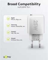USB-C™ PD GaN Schnellladegerät (25 W) weiß