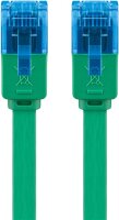 CAT 6A Flach-Patchkabel, U/UTP, grün
