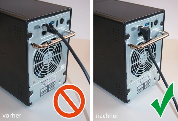 CAT 6A Patchkabel 1x 90° gewinkelt, S/FTP (PiMF), schwarz, 2 m