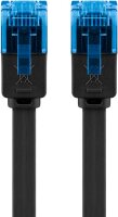 CAT 6A Flach-Patchkabel, U/UTP, schwarz