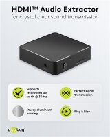 HDMI™-Audio-Extractor 4K @ 30 Hz
