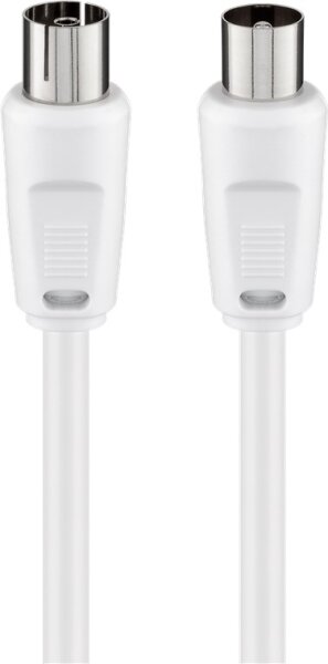 goobay - Antennenkabel (<70 dB), doppelt geschirmt - Koax-Stecker > Koax-Buchse - 20 Meter