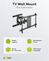 TV-Wandhalterung Pro FULLMOTION (XL)