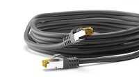 RJ45 Patchkabel CAT 6A S/FTP (PiMF), 500 MHz mit CAT 7 Rohkabel, schwarz
