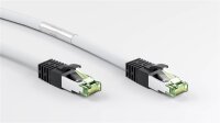 goobay - CAT 8.1 Patchkabel, S/FTP (PiMF), weiß, 2m - 99,9 % sauerstofffreier Kupferleiter (OFC), AWG 24, halogenfreier Kabelmantel (LSZH)