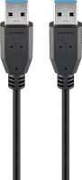 USB 3.0 SuperSpeed-Kabel, Schwarz