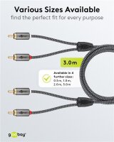 Stereo-Cinchkabel, 3 m