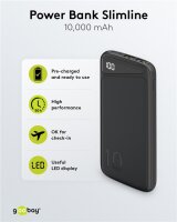 Powerbank Slimline 10.000 mAh