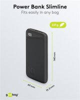 Powerbank Slimline 10.000 mAh