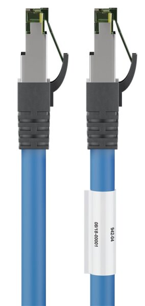 CAT 8.1 Patchkabel, S/FTP (PiMF), blau