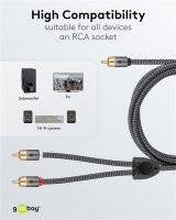 Cinch Y-Kabel, 10 m