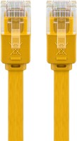 CAT 6 Flach-Patchkabel, U/UTP, gelb
