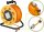 Mobile RJ45 Netzwerk Kabeltrommel, orange