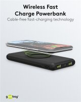 Wireless Schnelllade-Powerbank 10.000 mAh (USB-C™ PD, QC 3.0)