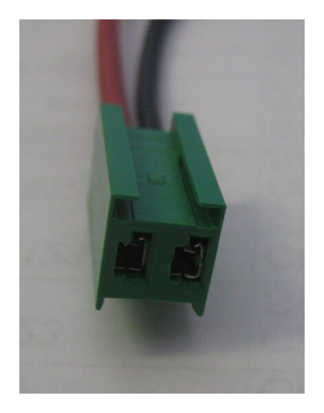 AMP - Sockelgehäuse 1-reihig 2-polig - 280590 - Stecker mit 20cm Ableiter