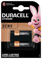 Duracell - Ultra Photo - 2CR5 / DL245 / EL2CR5 - 6 Volt 1400mAh Lithium