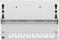 CAT 6a Mini/Desktop Patch Panel, 8 Port, (1 HE)